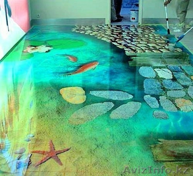 Декоративные наливные 3 D полы - Изображение #1, Объявление #581872