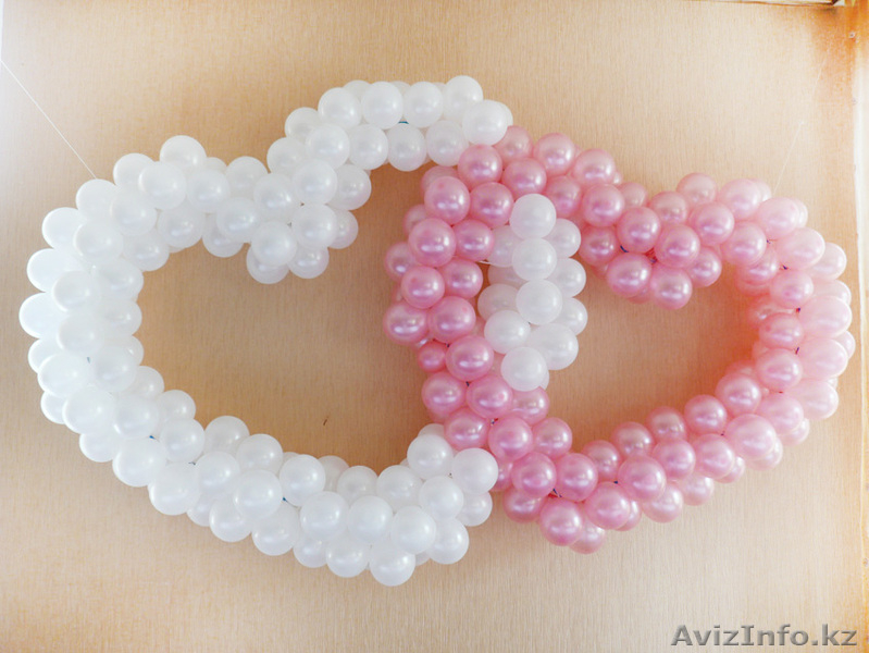 Красивое оформление свадьбы в Алматы. Заказать шары на свадьбу. - Изображение #2, Объявление #617852