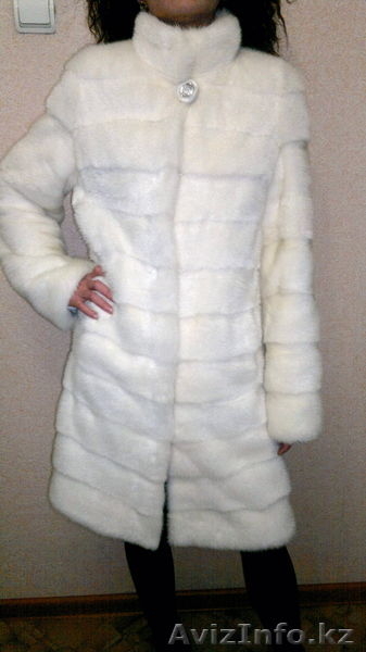 Новая норковая шуба, молочного цвета - Изображение #1, Объявление #648165
