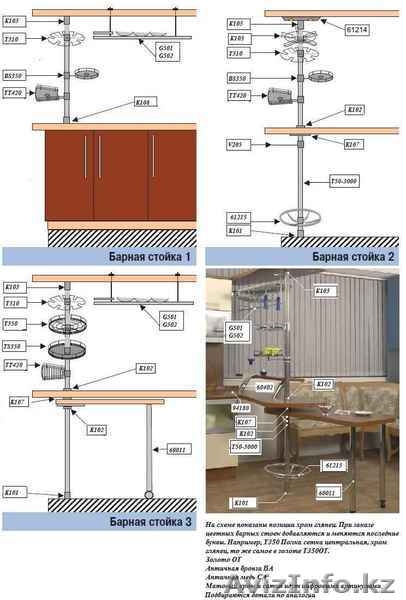 Продаётся барная стойка для кухни-студии и 2 барных стула из ротанга - Изображение #3, Объявление #660562