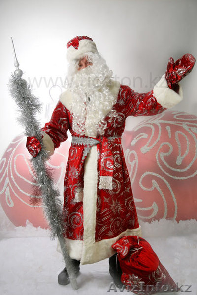 Костюм Деда Мороза-красный,синий,в серебре. Продажа костюмов. - Изображение #4, Объявление #675928