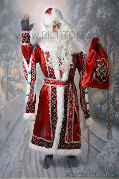 Костюм Деда Мороза-красный,синий,в серебре. Продажа костюмов. - Изображение #1, Объявление #675928