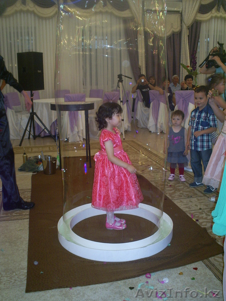  Купить Новое Шоу мыльных пузырей "Иллюзион" на свадьбу Алматы. - Изображение #2, Объявление #696266