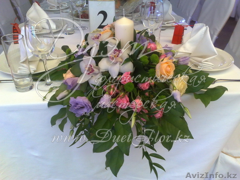 Оформление свадьбы,юбилея,конференции,коропратива живыми цветами, ткан - Изображение #6, Объявление #315425