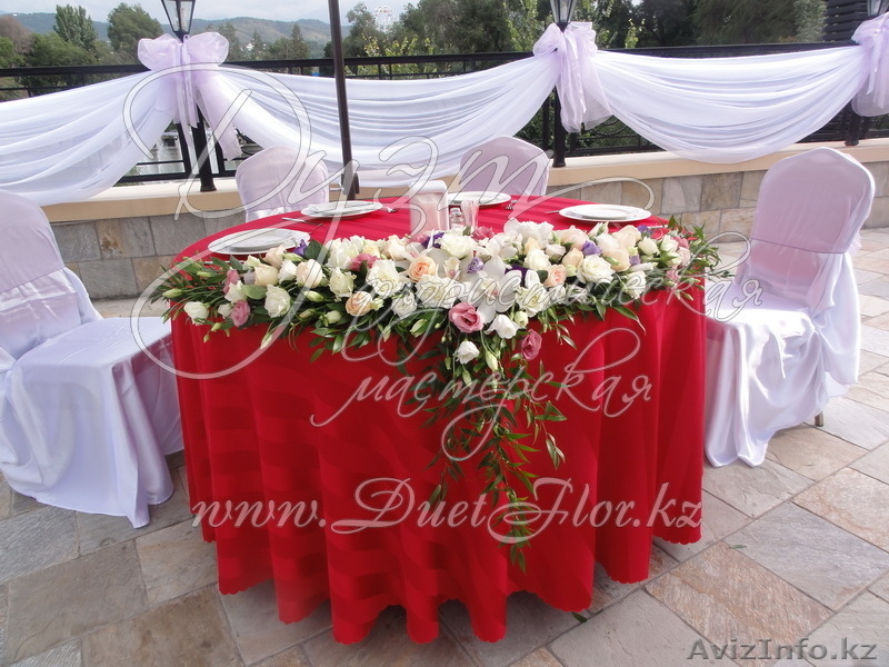 Оформление свадьбы,юбилея,конференции,коропратива живыми цветами, ткан - Изображение #5, Объявление #315425