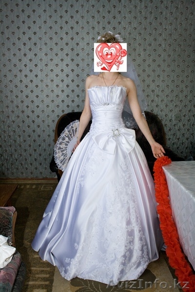 Продам красивое белое свадебное платье - Изображение #1, Объявление #722650