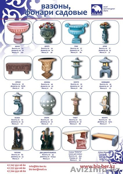 Производство-продажа МАФ: фонтаны, вазоны, фонари, садовые скульптуры и т.д. - Изображение #9, Объявление #339006