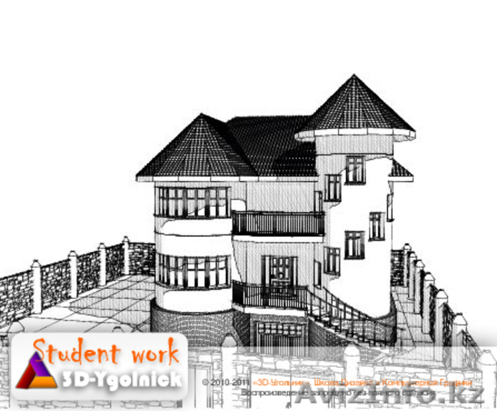 3Ds Max, AutoCAD, Corel Draw, Photoshop, Illustrator, ArchiCAD  Алматы - Изображение #2, Объявление #784982