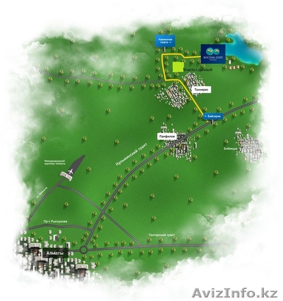 Алматы продам участок каменное плата возле зоны отдыха 8 озер - Изображение #4, Объявление #810177