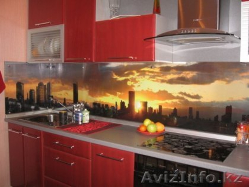  Стеклянные фартуки на кухню. Декоративные стеновые панели из стекла.  - Изображение #7, Объявление #828006