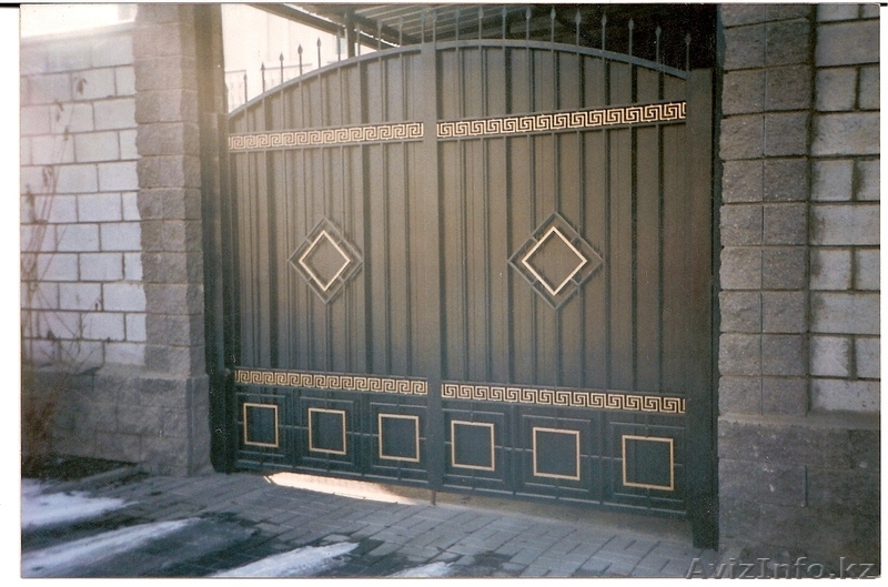 Ворота распашные. Ворота кованые. Ворота уличные. Ворота автоматические. - Изображение #2, Объявление #836945