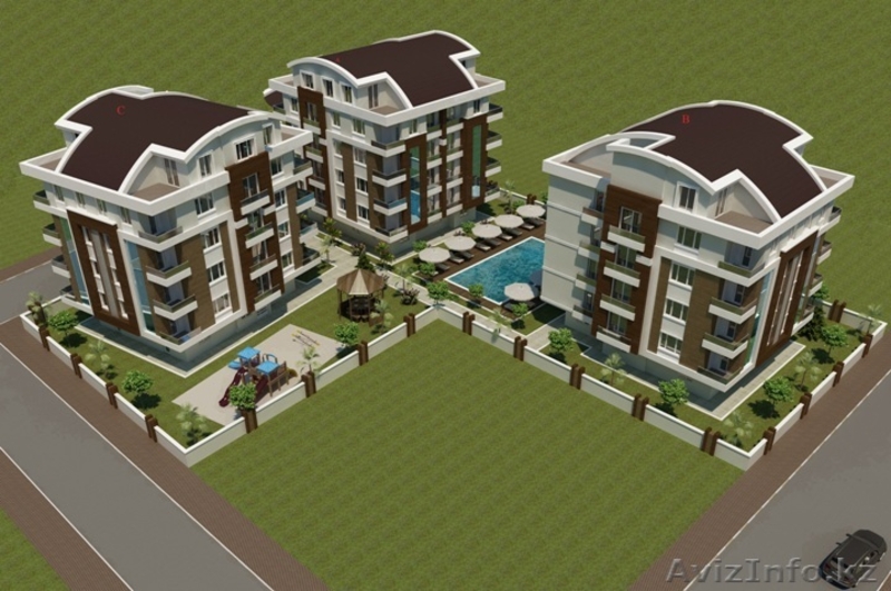 Недорогие квартиры в строящемся комплексе в Анталии - Изображение #4, Объявление #836818