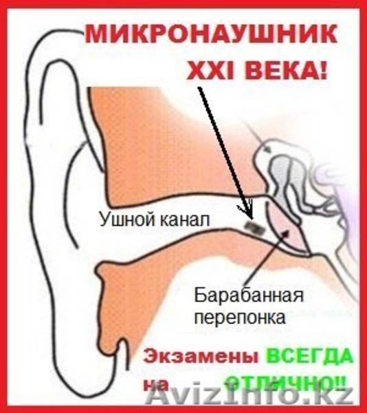 Микронаушники для сдачи ЕНТ, Экзаменов, Гос, МАБ!!! - Изображение #3, Объявление #847805