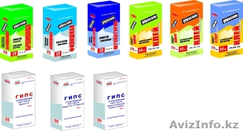  гипс марок Г -3, Г -4, Г -5, сухие строительные смеси(штукатурную, выравнивающу - Изображение #2, Объявление #855071