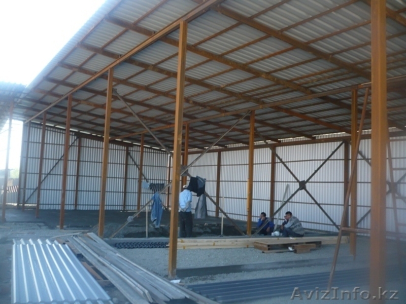 Навесы с полигалью, ангары, ворота, заборы, установка автоматики и консольной си - Изображение #6, Объявление #824989
