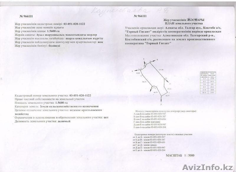 продается зем. участок в АЛМАТЫ! - Изображение #3, Объявление #578750