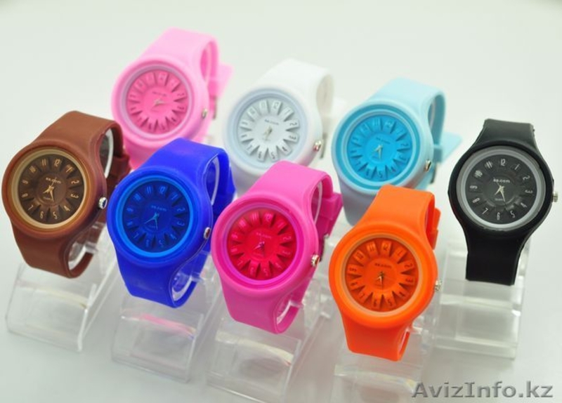 Часы «Color Watch» с разноцветными силиконовыми ремешками - Изображение #2, Объявление #932997