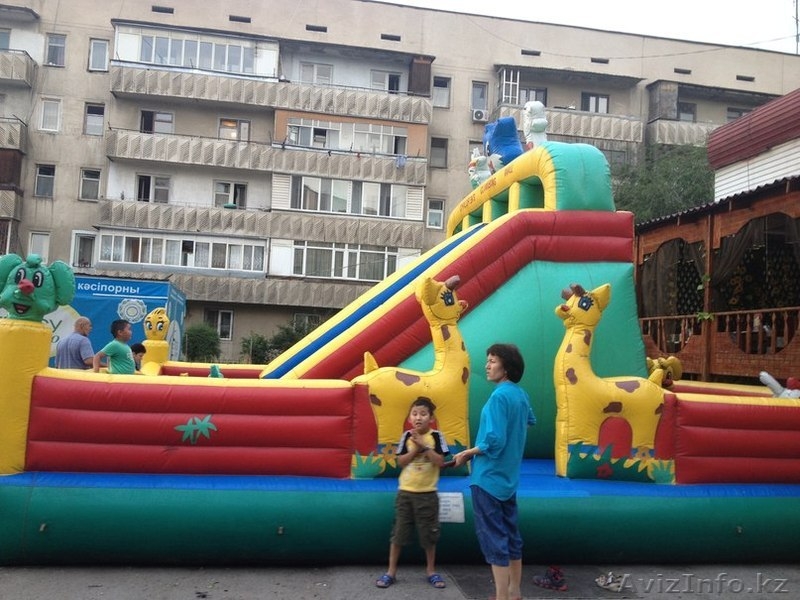 продается Батут уличный с 4 горками 7 x 7 . - Изображение #2, Объявление #924125