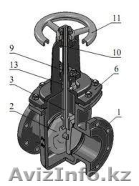 Задвижка стальная Материал корпуса : сталь Среда : вода, пар, нефтепродукты  - Изображение #2, Объявление #966391