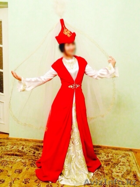 Сдам на прокат казахское национальное платье на кыз узату - Изображение #1, Объявление #997924
