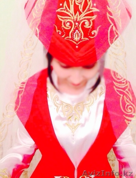 Сдам на прокат казахское национальное платье на кыз узату - Изображение #2, Объявление #997924
