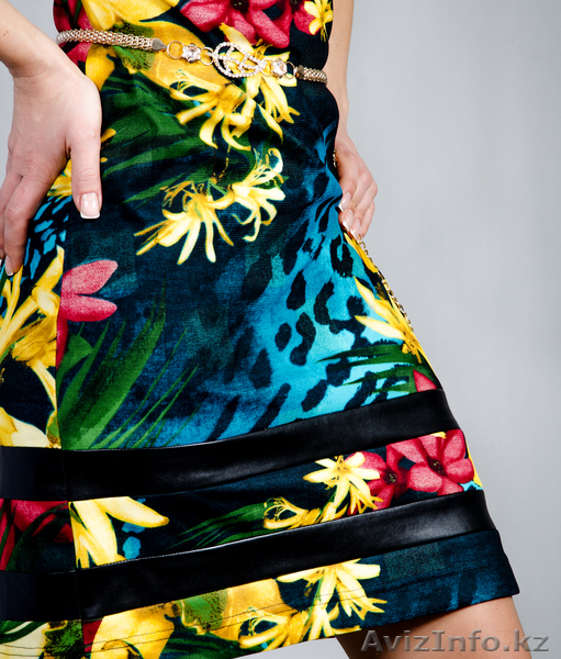 Платье Офис цветы - Изображение #2, Объявление #1016974