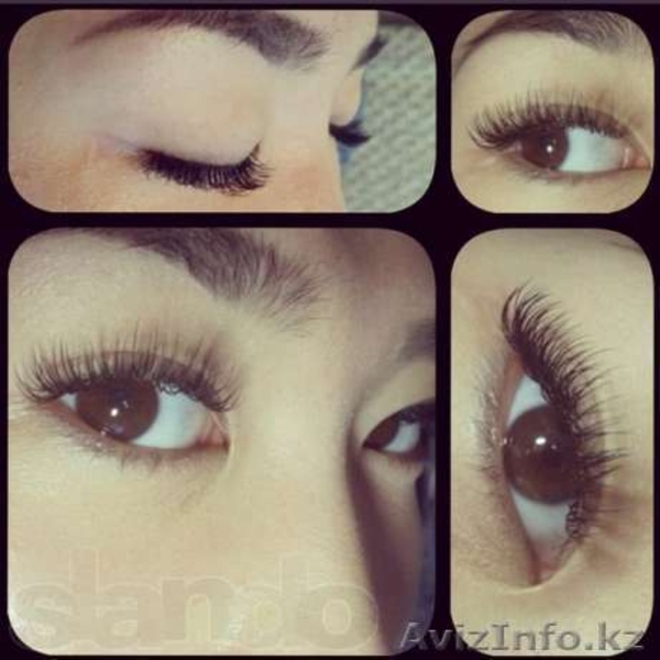 Наращивание Ресниц эффект 5D Ультра черные Алмата - Изображение #1, Объявление #1045768
