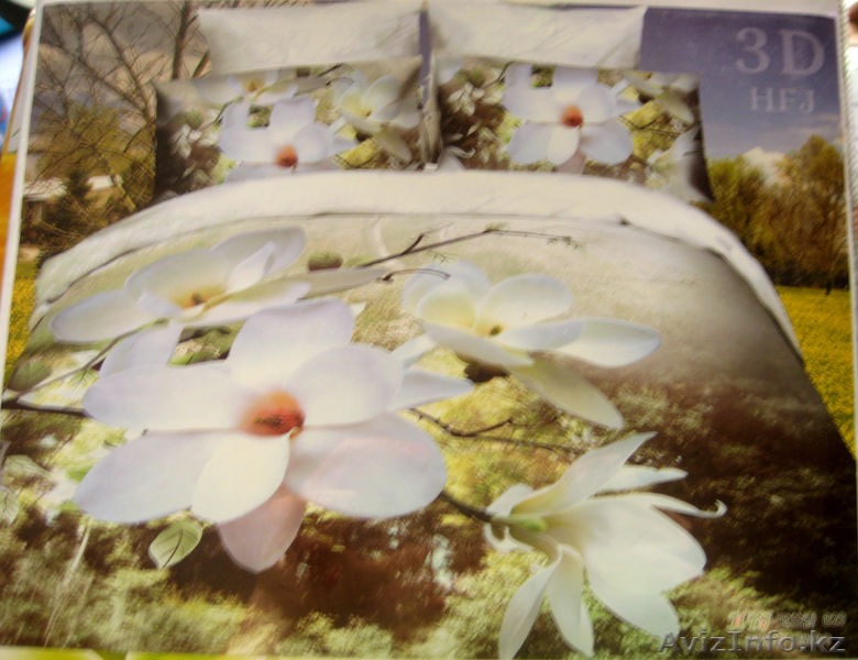 Роскошный сатин с 3D эффектом. КПБ 2-спальный евро - Изображение #4, Объявление #1042456