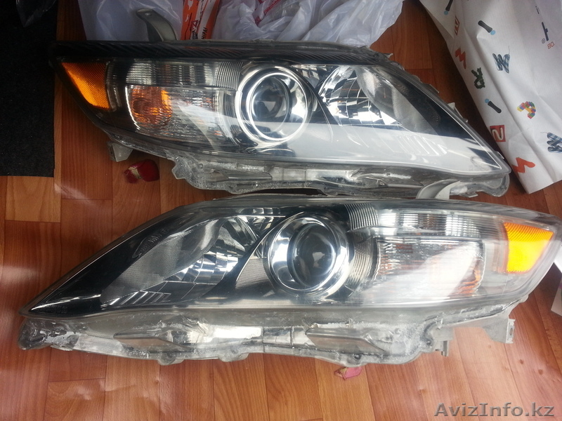 продам передние фары б/у оригинал на камри 45 SE - Изображение #2, Объявление #1051308