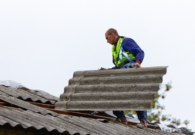 Ремонт шиферной кровли на проф-настил в Алматы - Изображение #3, Объявление #1054869