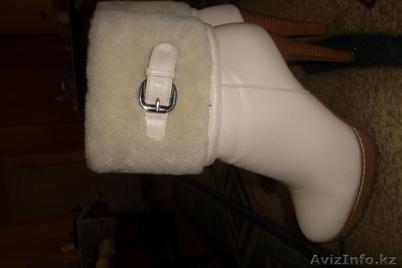 Продаю белые зимние сапоги с мехом высокого качества! - Изображение #3, Объявление #1051270