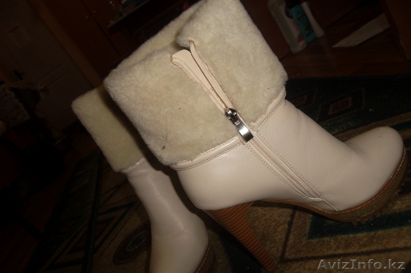 Продаю белые зимние сапоги с мехом высокого качества! - Изображение #5, Объявление #1051270