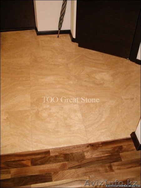 Травертин плитка напольная в Алматы - Изображение #3, Объявление #1055109