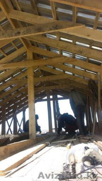 Замена крыши на профнастил, Ремонт крыши в Алматы - Изображение #3, Объявление #1071102