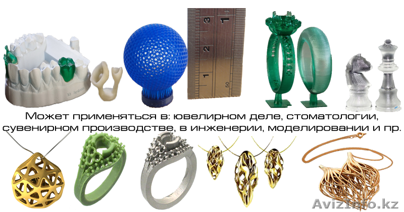 3D принтер SLA 128*128*185мм (стереолитогр.,фотополимеры) высокоточный - Изображение #2, Объявление #1077981