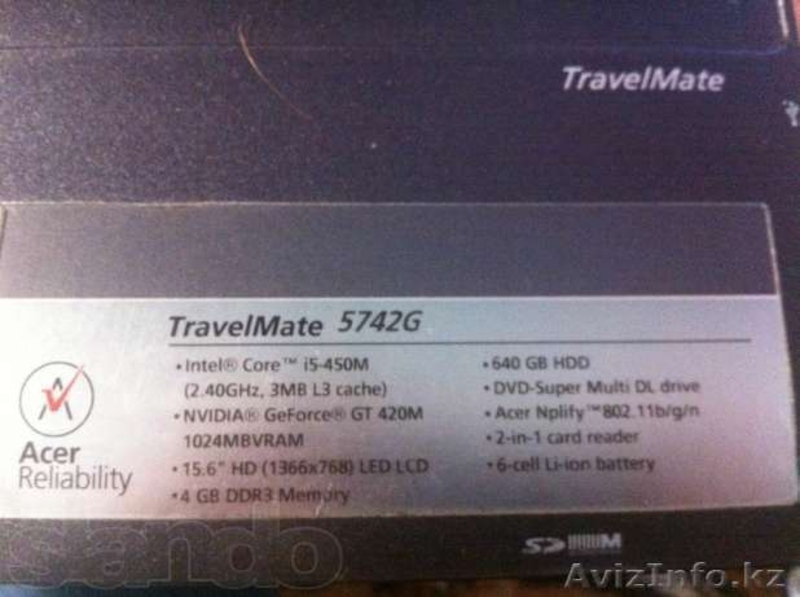 СРОЧНО Продажа ноутбука ACER TRAVELMATE 5742G Windows 8.1 - Изображение #4, Объявление #1086886