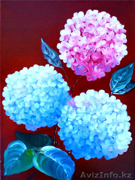 Продам картину *Гортензии* Холст. Масло. Живопись. - Изображение #4, Объявление #1095990