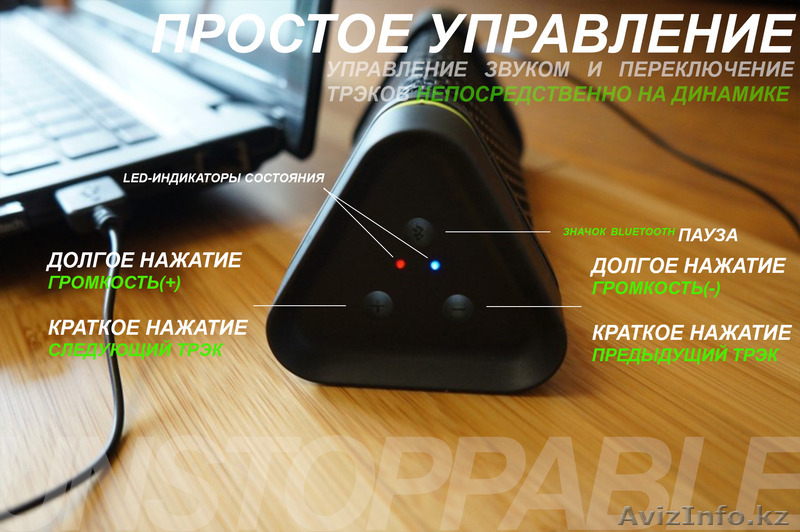 Портативная-водонепроницаемая Bluetooth колонка EARSON ER-151 - Изображение #5, Объявление #1096000