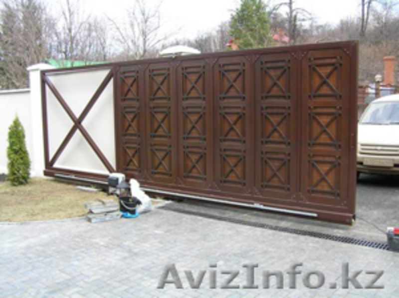 Сдвижные ворота Алматы. - Изображение #3, Объявление #1093638