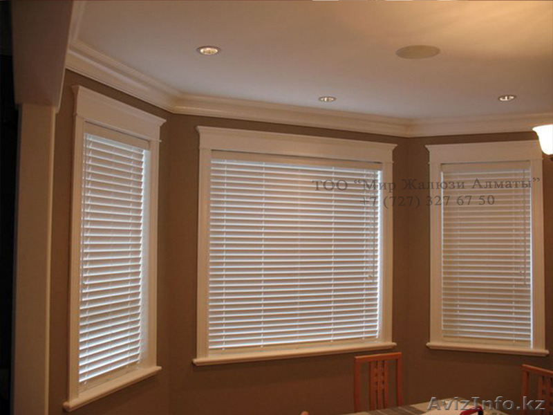 ТОО Мир Жалюзи предлагает Деревянные Жалюзи, Бамбуковые Жалюзи - Изображение #3, Объявление #1094088