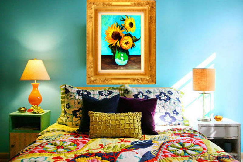 Ван Гог. Свободная копия. *Три подсолнуха в вазе*. - Изображение #5, Объявление #1095970