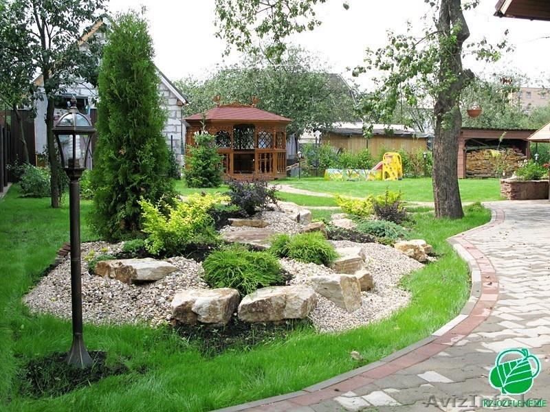 озеленение, ландшафтный дизайн, альпийские горки, газон, автоматическое поливочн - Изображение #4, Объявление #1103021