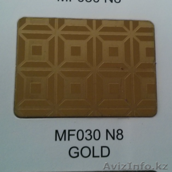 Лист нержавеющий поверхность 30N8 GOLD  зеркальный - Изображение #1, Объявление #1111225
