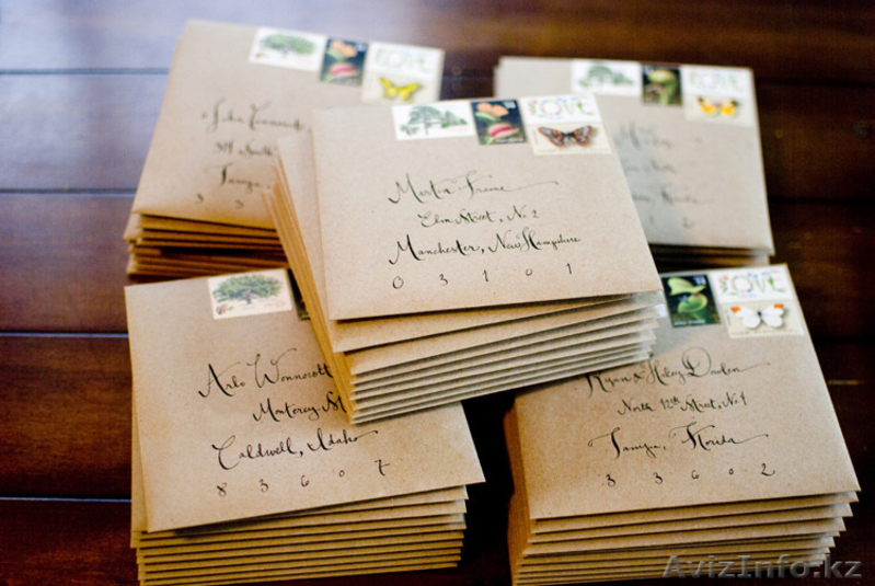 Пригласительные, открытки, схема рассадки, пресс-стены, Алматы - очень дешево - Изображение #7, Объявление #1106897