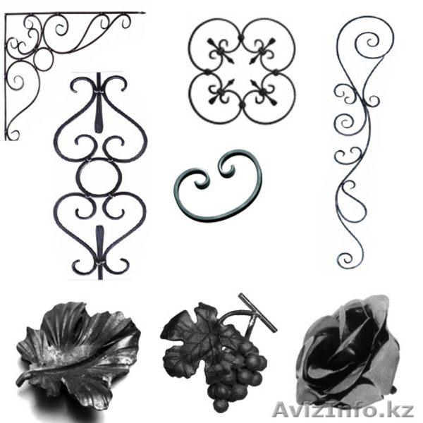 Кованые элементы оптом по всему Казахстану и СНГ  - Изображение #1, Объявление #1113134