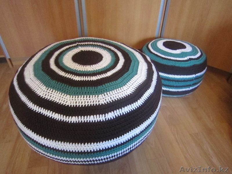 Пуфики вязаные на заказ - Изображение #6, Объявление #1120349