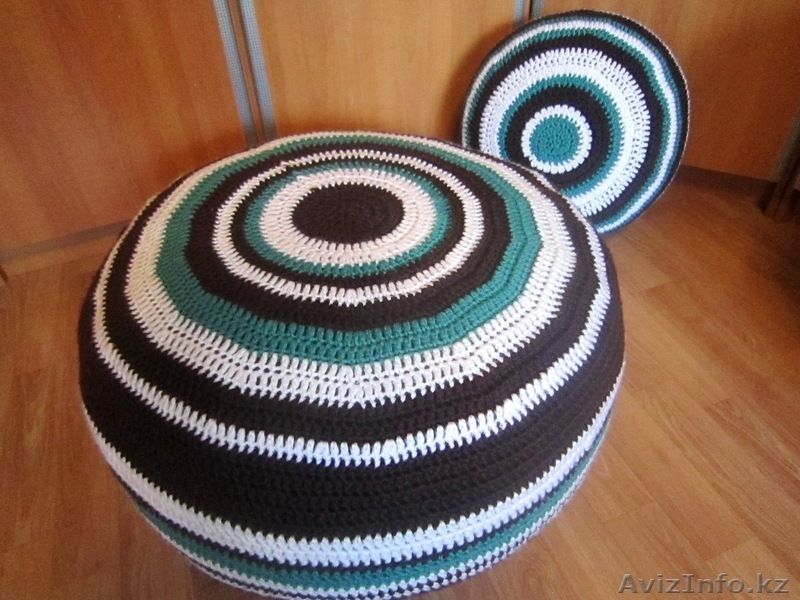 Пуфики вязаные на заказ - Изображение #11, Объявление #1120349