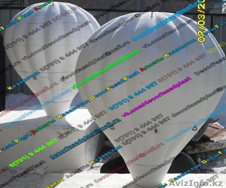 оформление фасада декором из пенопласта - карнизы, колонны, оконные наличники  - Изображение #7, Объявление #1126742