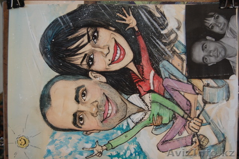 Дружеские шаржи и портреты в Алматы - Изображение #4, Объявление #1101466