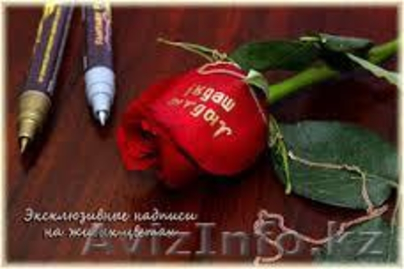 Надписи на живых цветах - Изображение #3, Объявление #1114102